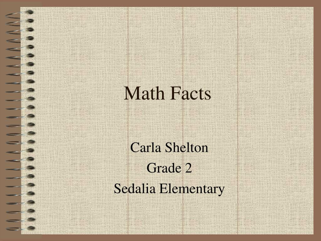 PPT - Math Facts PowerPoint Presentation, free download - ID:3054953