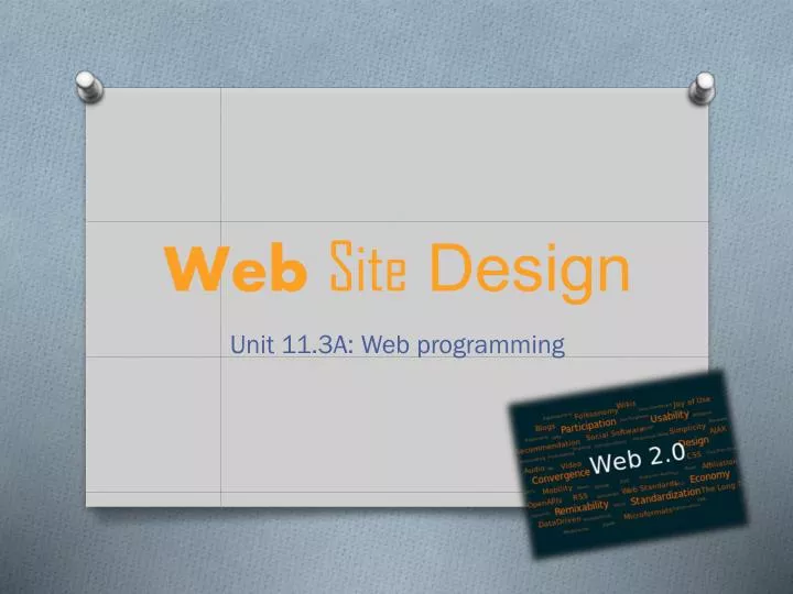 web site design