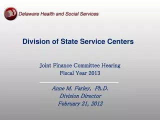 Division of State Service Centers