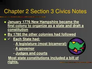 Chapter 2 Section 3 Civics Notes