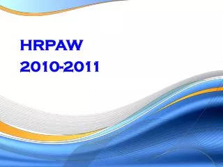 hrpaw 2010 2011