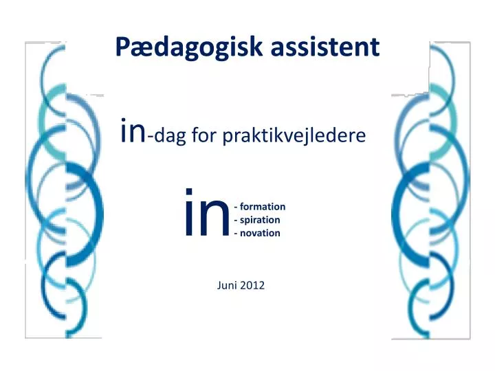 p dagogisk assistent