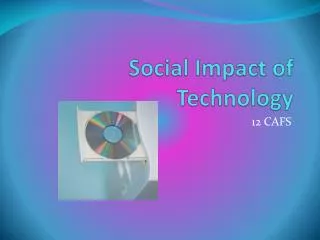 Social Impact of Technology