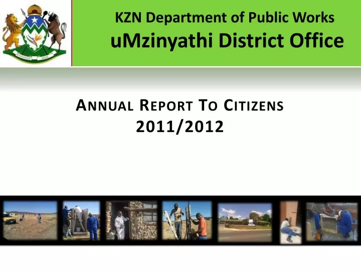 kzn department of public works umzinyathi district office