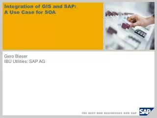 Integration of GIS and SAP: A Use Case for SOA