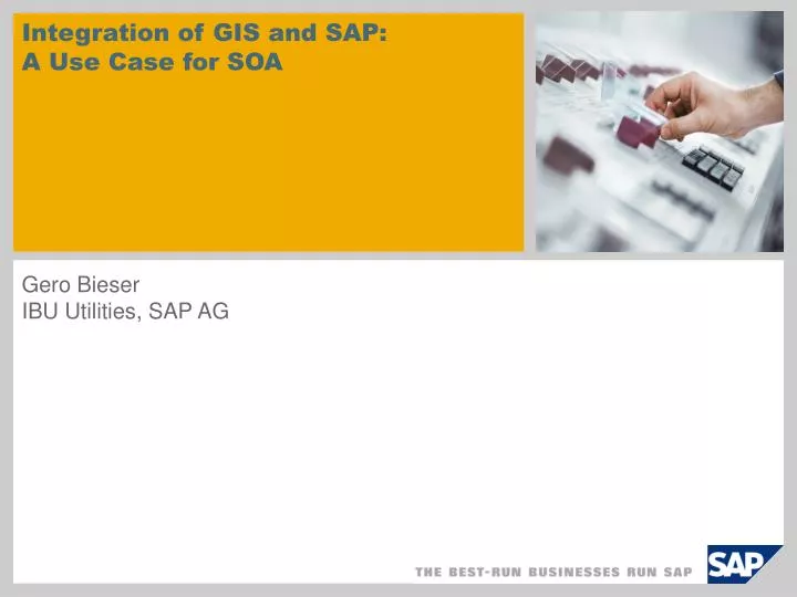 integration of gis and sap a use case for soa