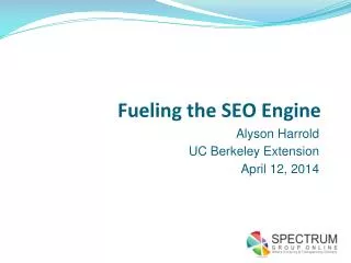 Fueling the SEO Engine