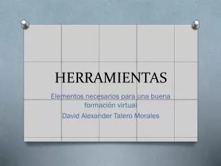 herramientas