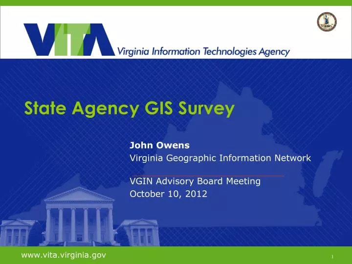 state agency gis survey