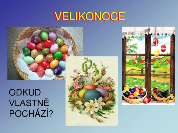 velikonoce