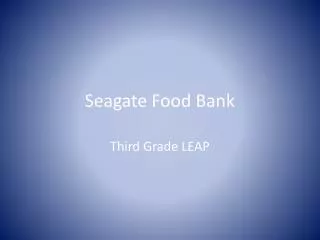 Seagate Food Bank