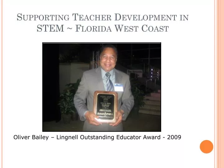 supporting teacher development in stem florida west coast