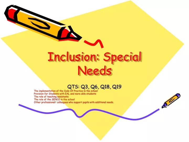 inclusion special needs