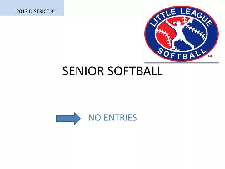 senior softball