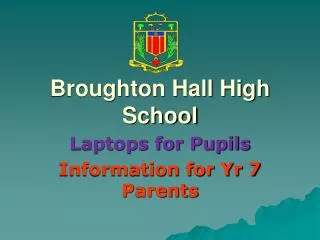 Broughton Hall High School