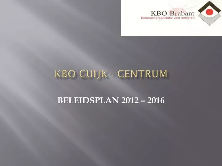 kbo cuijk centrum