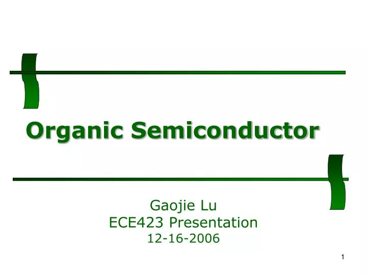 organic semiconductor
