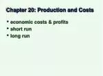 Chapter 20: Production and Costs - slide 1