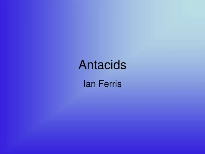 antacids