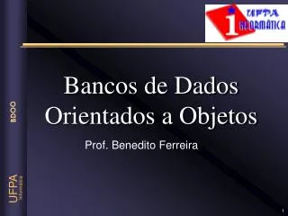 bancos de dados orientados a objetos