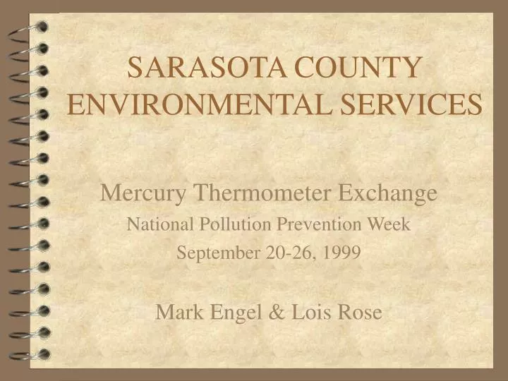 sarasota county environmental services