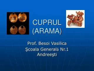 cuprul arama