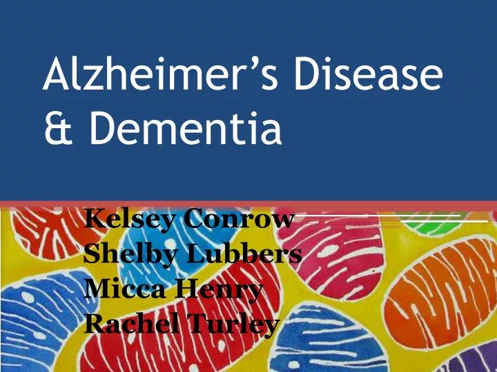 alzheimer s disease dementia