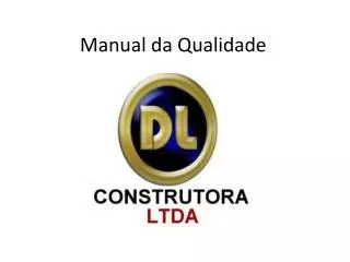 manual da qualidade