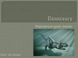 Dinozaury