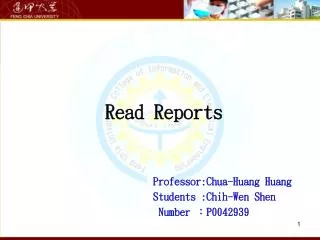 Read Reports