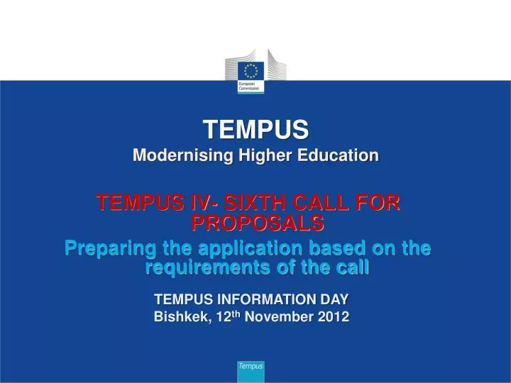 tempus modernising higher education