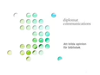 att bilda opinion f r bibliotek