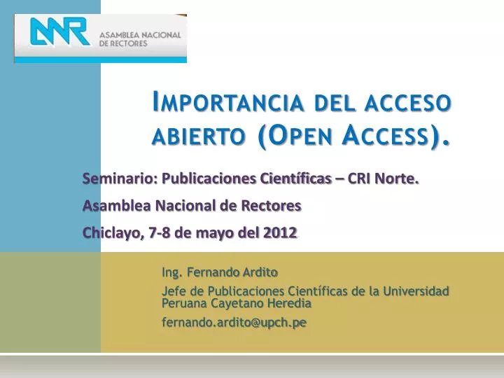 importancia del acceso abierto open access