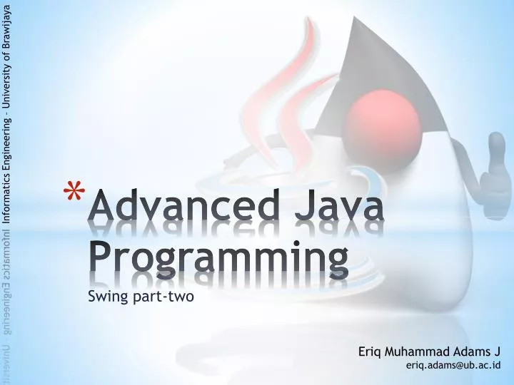 advanced java programming