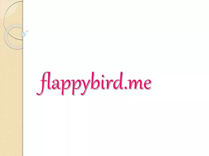 flappybird me