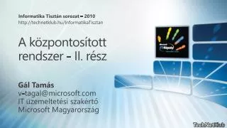 a k zpontos tott rendszer ii r sz