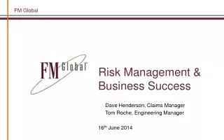 Risk Management &amp; Business Success