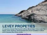 Biloxi Mississippi Vacation Rentals | Levey properties - slide 1
