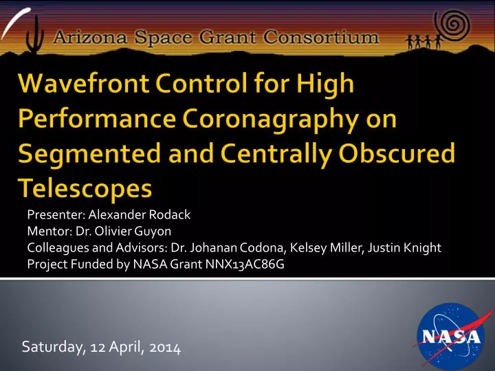 wavefront control for high performance coronagraphy on segmented and centrally obscured telescopes