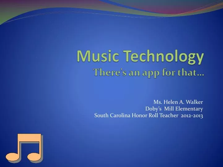 music technology there s an app for that