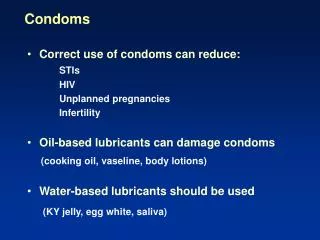 condoms