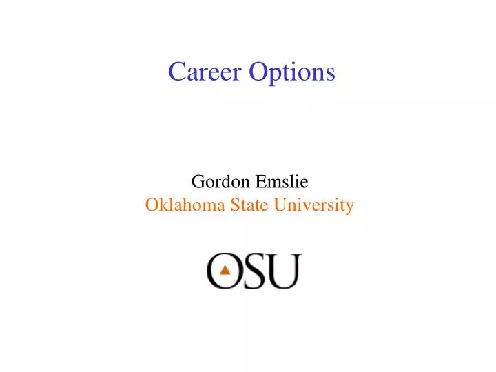 career options