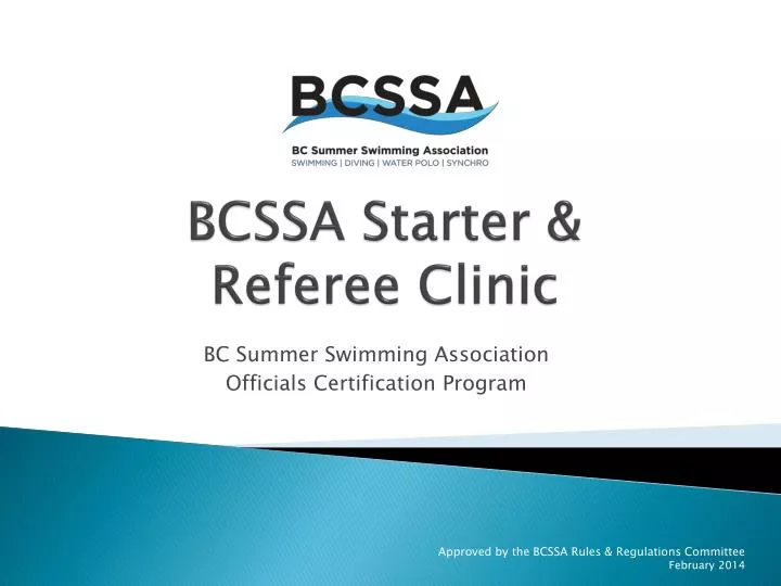 bcssa starter referee clinic