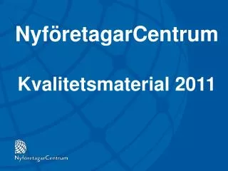 kvalitetsmaterial 2011
