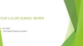 FCAT 2.0 LIFE SCIENCE REVIEW