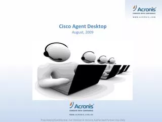 Cisco Agent Desktop August, 2009