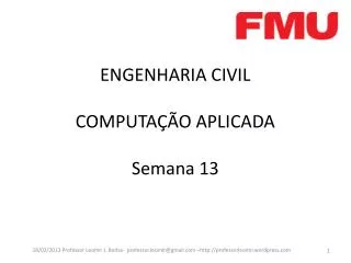 engenharia civil computa o aplicada semana 13