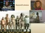 Hominid Evolution - slide 1