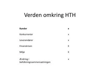 Verden omkring HTH