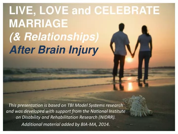 live love and celebrate marriage relationships after brain injury